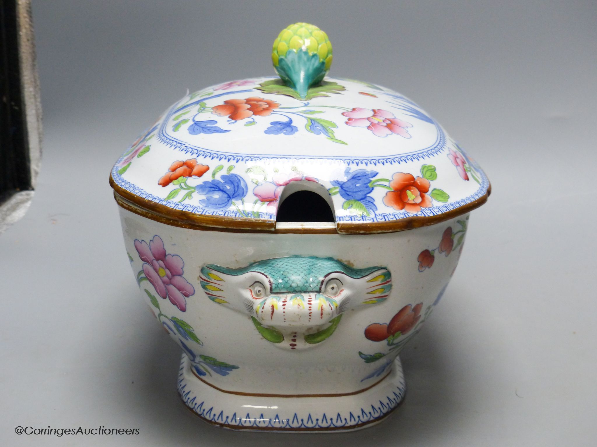 A 19th century stone china soup tureen